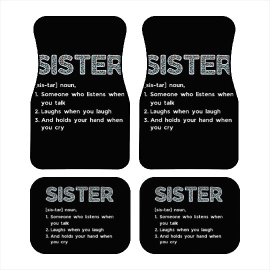Sister Definition Car Mats