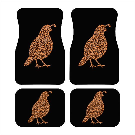 Quail farmer gift ornamental bird Car Mats