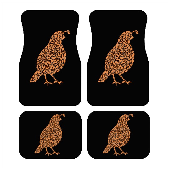 Quail farmer gift ornamental bird Car Mats