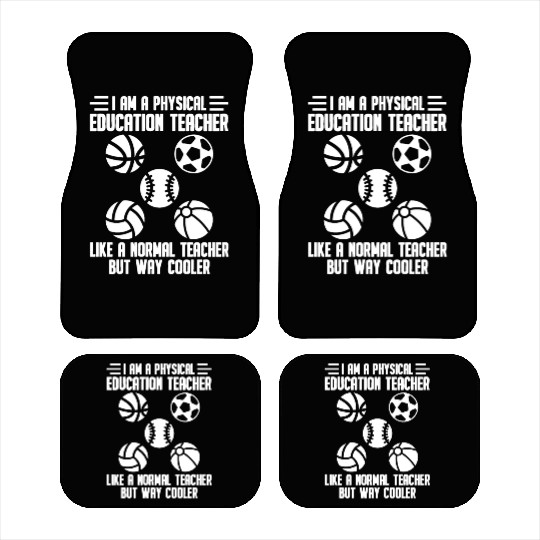Physical Education Teacher Educator Professor Car Mats