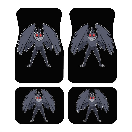 Mothman Mythical Creatures Folklore Cryptid Car Mats