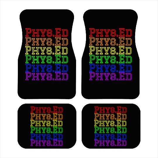 Physical Education Teacher- Rainbow Phys.Ed Car Mats