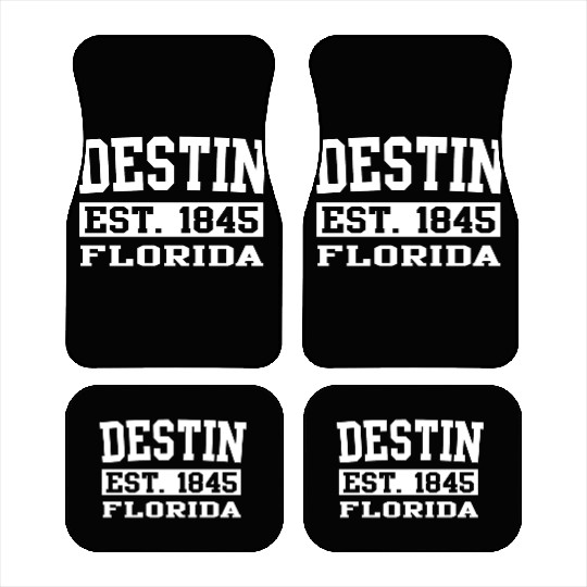 Destin Florida Souvenirs Destin FL Family Vacation Car Mats