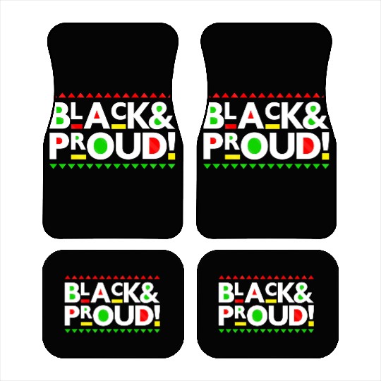 Black and Proud Car Mats
