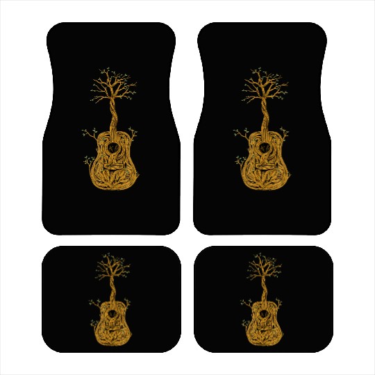 Guitar Tree of Life Nature Guitarist Gift Car Mats