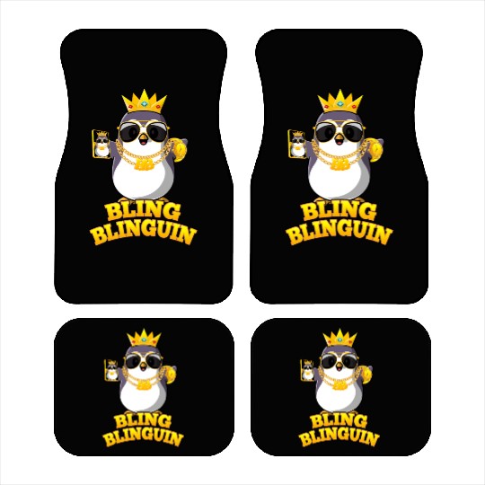 Bling Blinguin Pinguin Car Mats