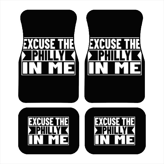 Excuse the Philly in me Costume Car Mats