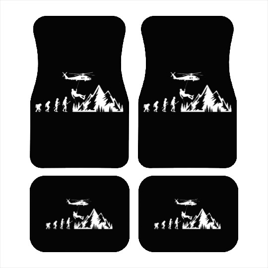 Mountain Rescue Evolution Mountaineers Helicopter Car Mats