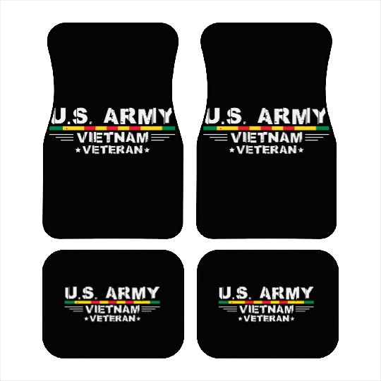 US Army Vietnam Veteran Soldier Car Mats