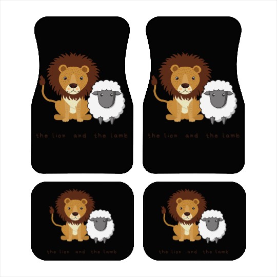 The Lion and the Lamb Car Mats
