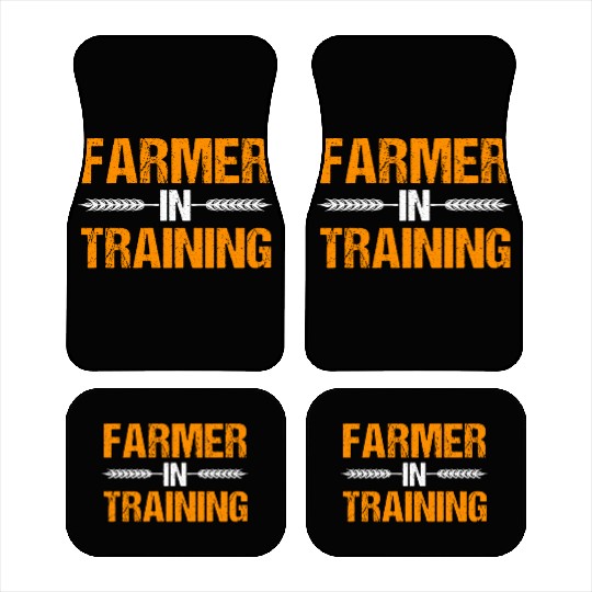 Farmer In Training Gift Car Mats