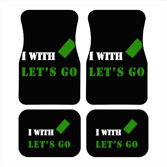 I with a green card let's go Car Mats