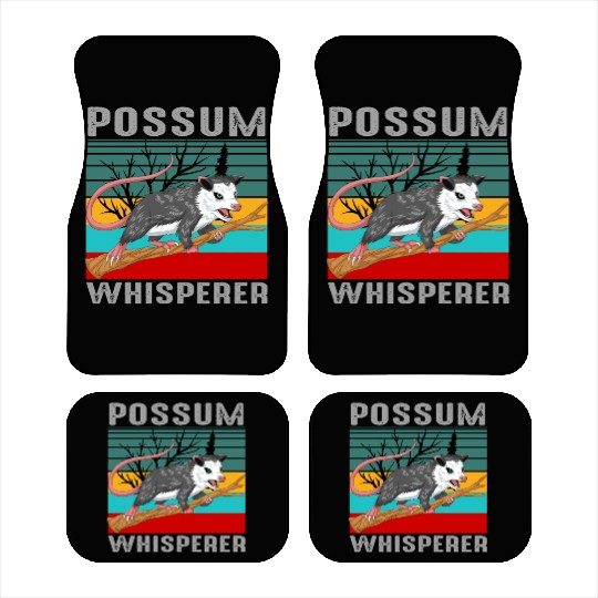 opossum Whisperer Car Mats