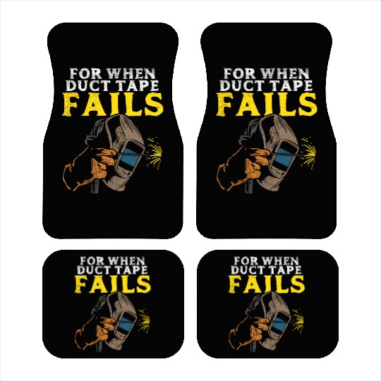 Welding Welder Steel Worker Ironworker Metal Car Mats