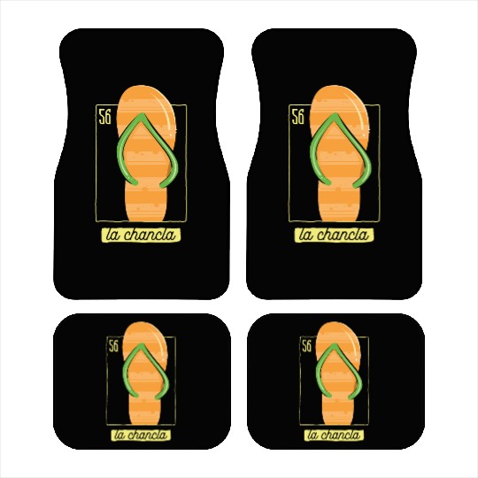 Loteria Cards Mexican Lottery Bingo La Chancla Car Mats