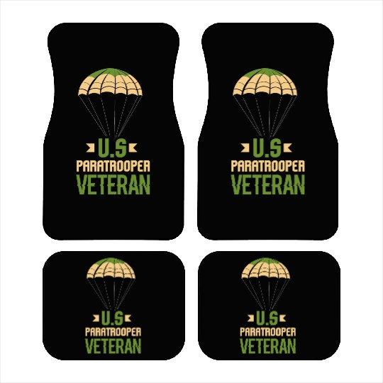 Army Parachute Airborne Division US Veteran Car Mats
