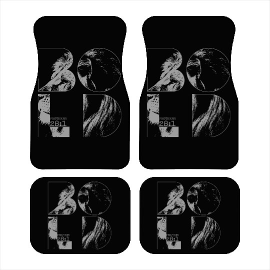 BOLD AS A LION Car Mats
