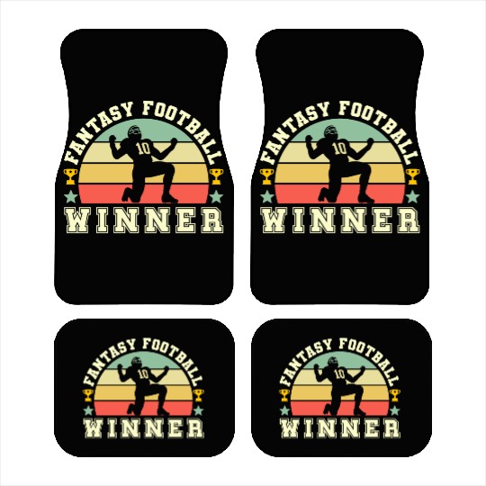American Football Fantasy Football Car Mats