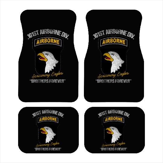 101st Airborne Division US Army Veteran Car Mats