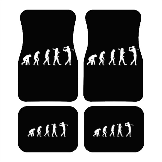 Evolution Of Golfers - Golfer Car Mats