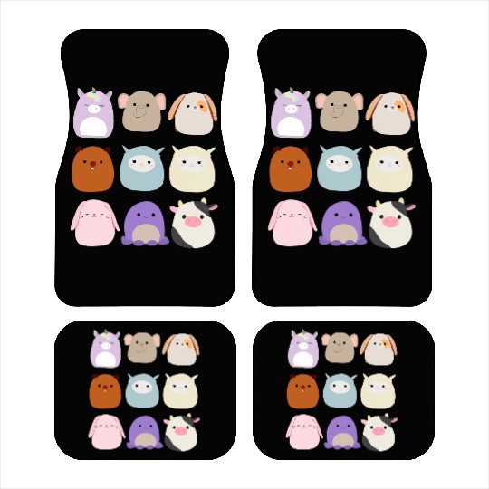 Cute Unicorn Set Card Squishmallow For Boy Girl Co Car Mats