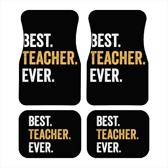 Best Teacher Ever Gift for Teacher Family Party Car Mats