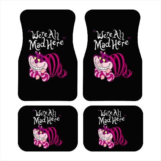 Cheshire Cat Were all Mad Here Cat 1669 Car Mats