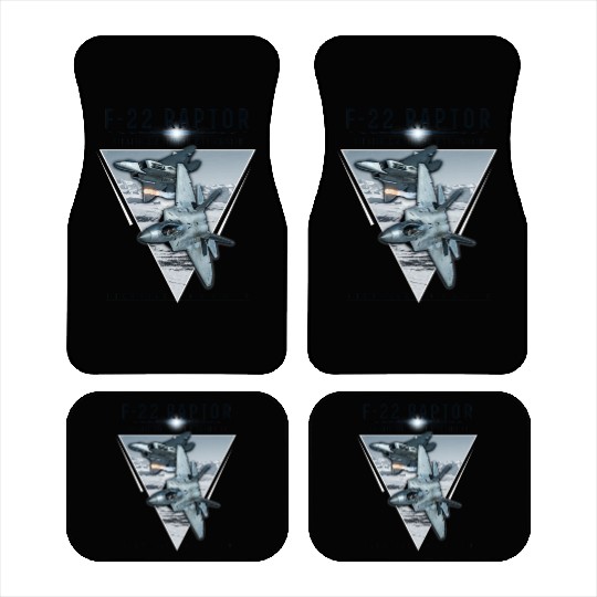 Aircraft Army US Airborne Fighter Pilot Car Mats