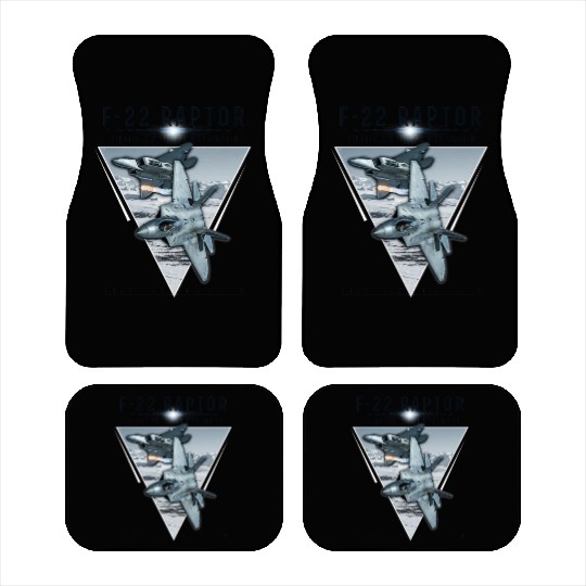 Aircraft Army US Airborne Fighter Pilot Car Mats