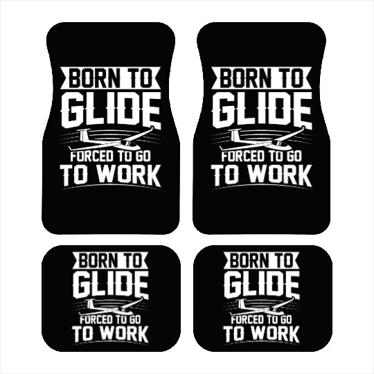 Gift ideas for gliders pilots gliding soaring soar Car Mats