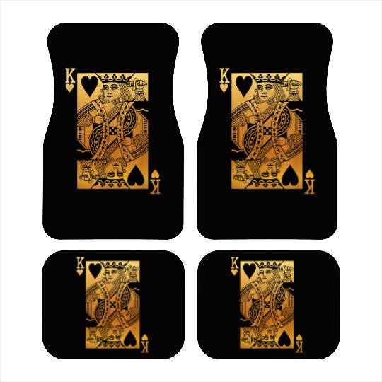 King of Hearts Card 5884 Car Mats