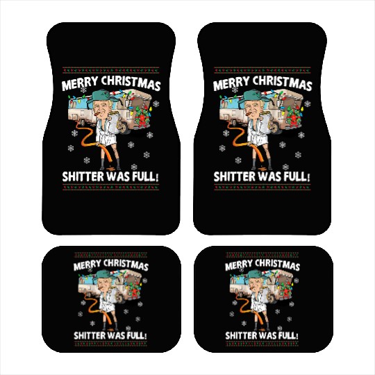 Donald Trump Cousin Eddie Christmas Car Mats Shitte