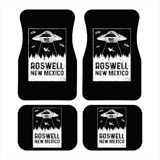 Roswell New Mexico UFO Alien Car Mats