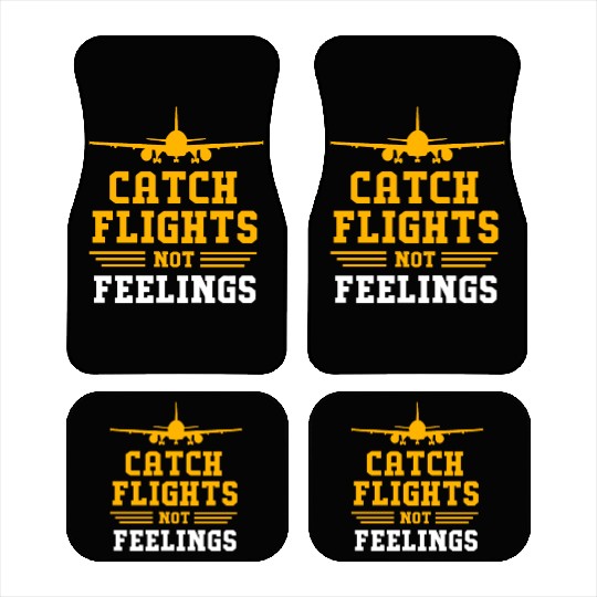 Air Traffic Controller Catch Flights Not Feelings Car Mats