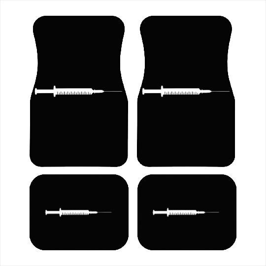 Syringe White, Doctor Car Mats