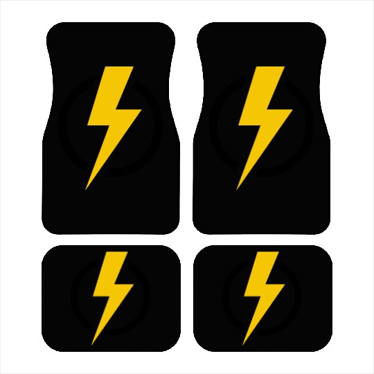 Lightning bolt Car Mats