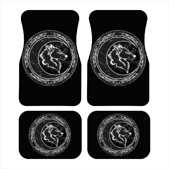 Wolf Moon Car Mats