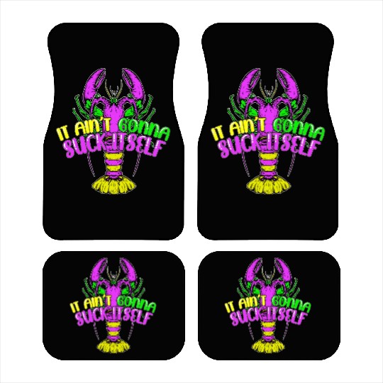 Funny Lobster Mardi Gras Car Mats