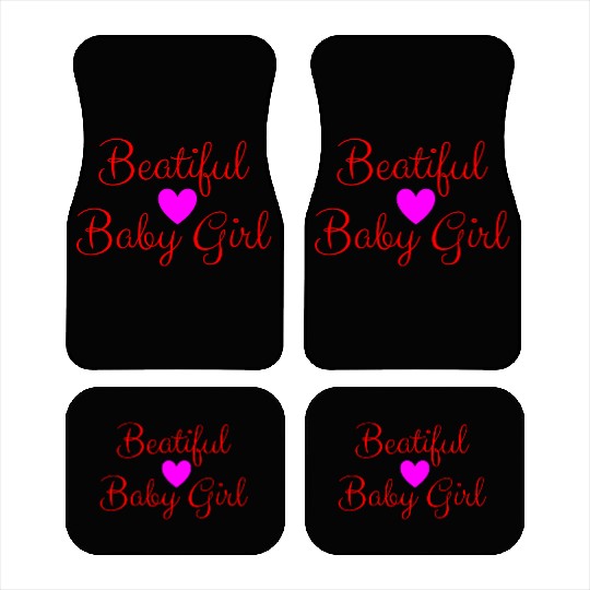 Trendy Gift: Cute Newborn Baby Girl Car Mats