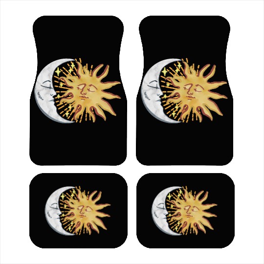 Sun and Moon Car Mats