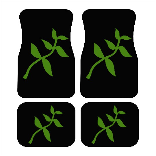 plant olive branch Car Mats