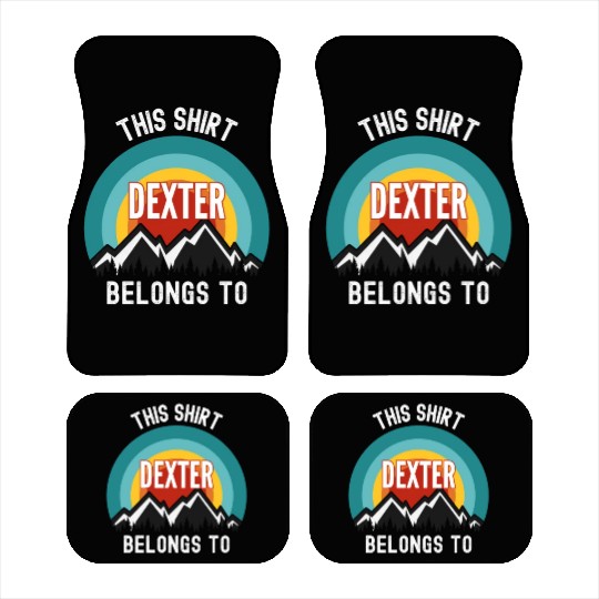 Dexter Car Mats, This Car Mats Belongs to Dexter