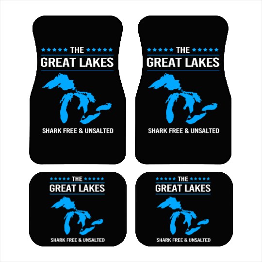 The Great Lakes Shark Free And Unsalted Car Mats