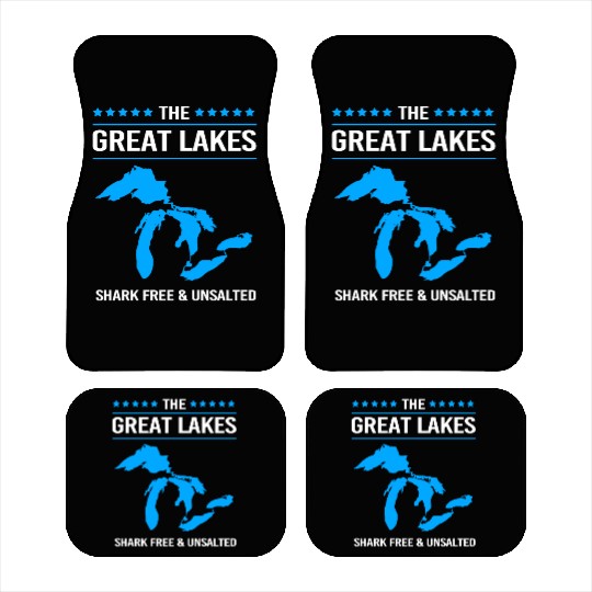 The Great Lakes Shark Free And Unsalted Car Mats