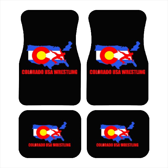 Team USA Wrestling Colorado Division Car Mats