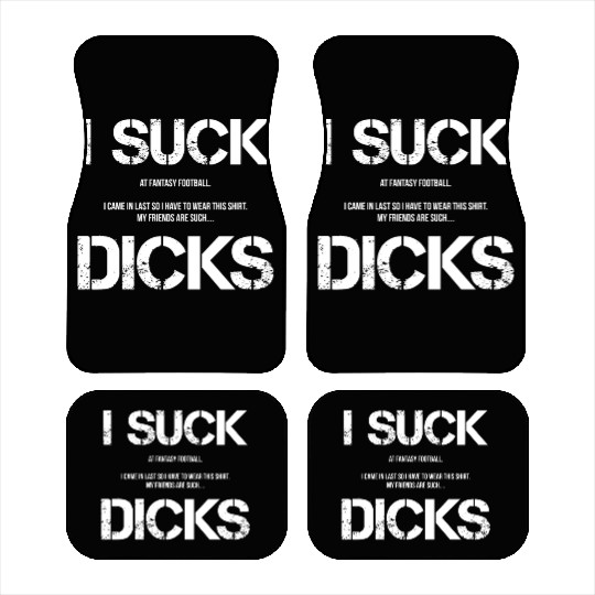 Fantasy Football Loser I Lost League Shame funny Car Mats