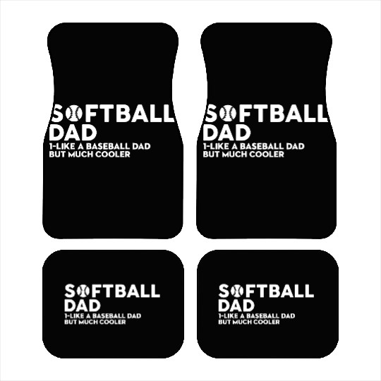 Softball Dad Car Mats