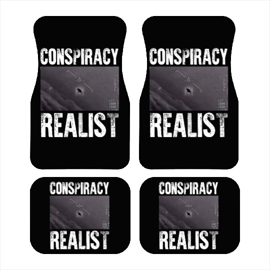 Conspiracy Realist Car Mats UFO Government Sighting