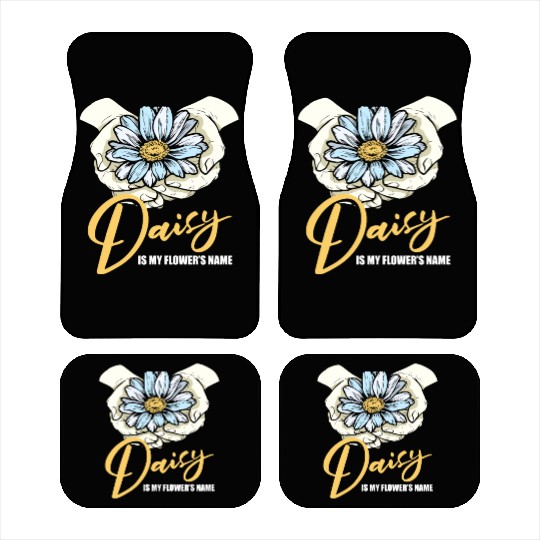Daisy Garden Gardening Gardener Car Mats