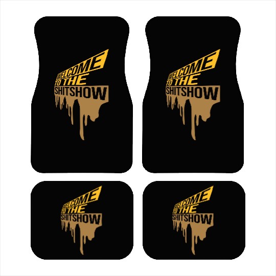 Drops welcome shit Car Mats